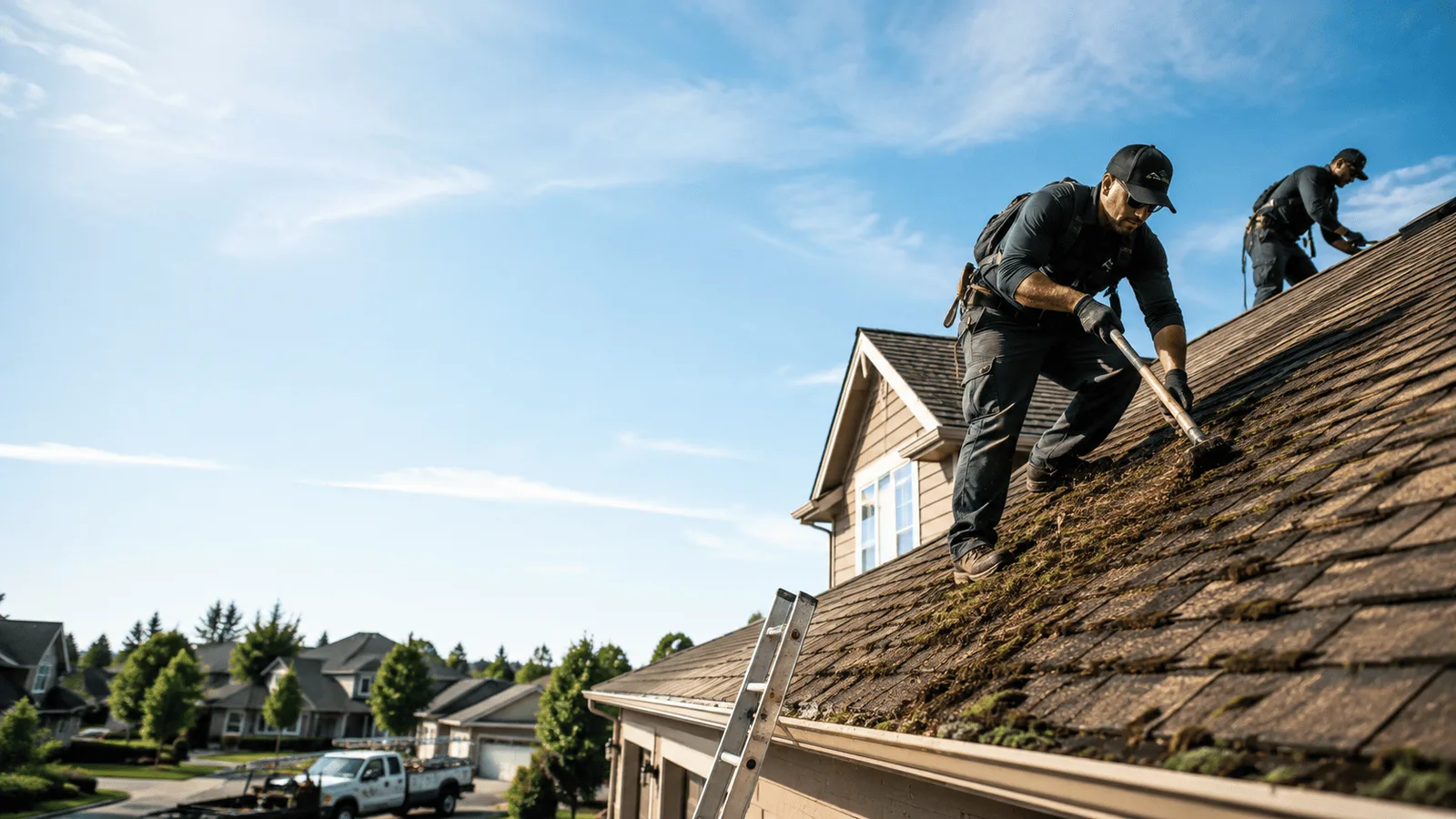 Roof Moss Removal in Olmsted, IL near me